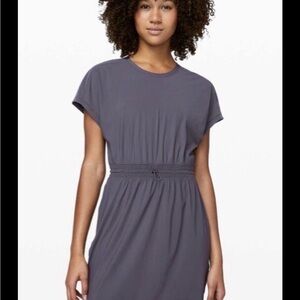 Lululemon Throw It On Dress Moonwalk Purple Athletic Activewear Women’s Size 12